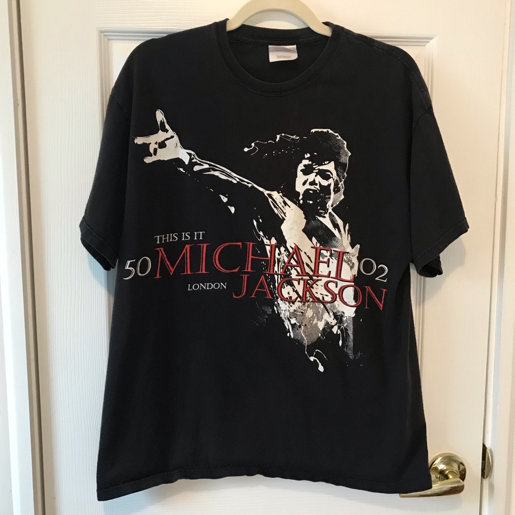 Rare Vintage Michael Jackson Canceled Concert Tee